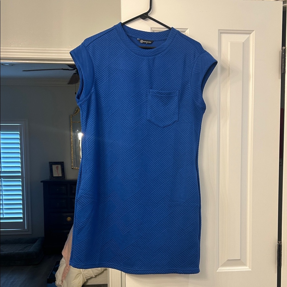 Blue Sleeveless Dress